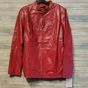 CHADWICKS RED LEATHER JACKET